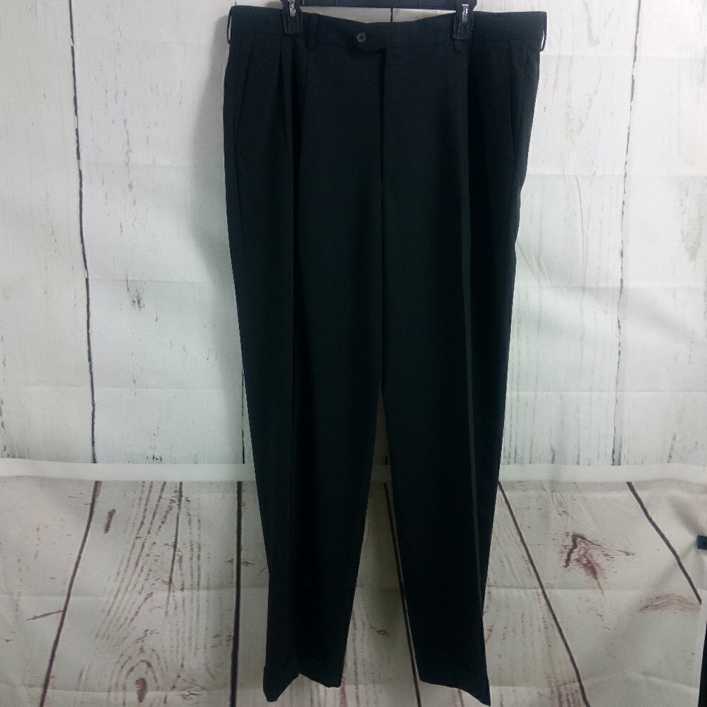 Linea Naturale Lanificio Comero Black Dress Pants